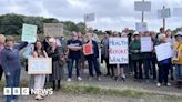 Campaigners protest Southern Water's treated sewage water plan