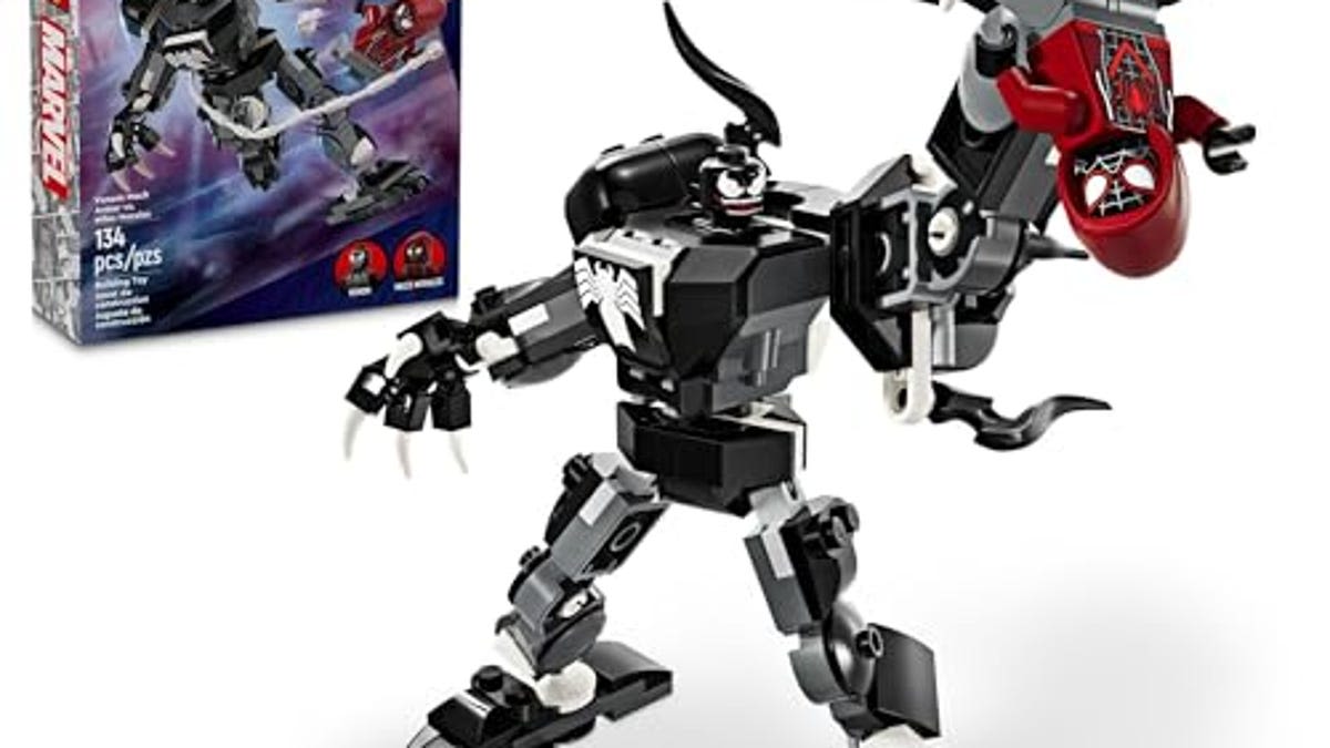 LEGO Marvel Venom Mech Armor vs. Miles Morales, Now 20% Off