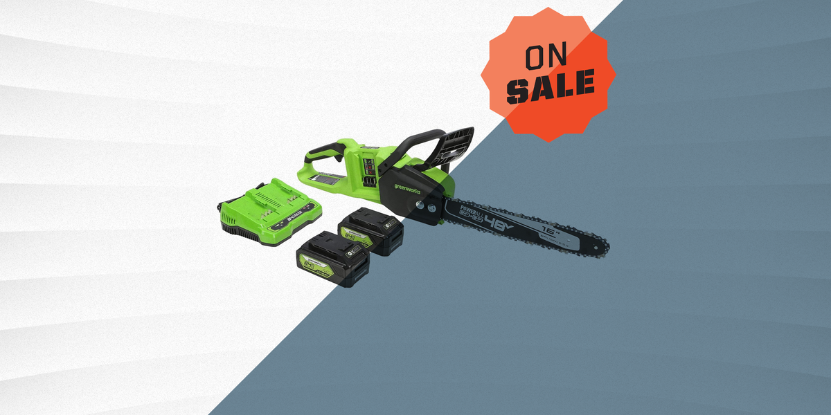 Slice Through Fallen Trees and Limbs With Nearly 50% Off This Greenworks Electric Chainsaw