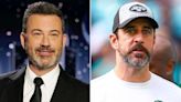 Jimmy Kimmel Likely Won't Name-Check Aaron Rodgers in Oscars Monologue, Says Athlete Has to Reach Out to Him