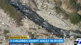 2 young siblings die after being swept away by fast-flowing California creek