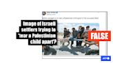 Photo of Israeli settlers clashing with police falsely shared as 'attack on Palestinian child'