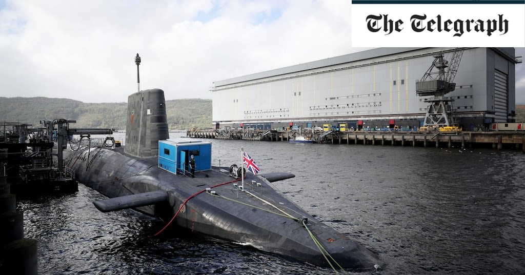 Captain sacked for making sex video on nuclear submarine