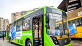 Presentan el primer autobús eléctrico de transporte urbano fabricado en Perú