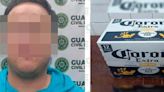 Pretendió hurtar un “doce” de cerveza