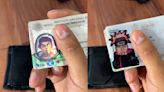 Viva México: amigos le hacen broma en su INE y licencia justo el día que lo paró la policía