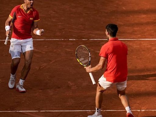 Rafael Nadal and Carlos Alcaraz win to reach the Paris Olympics doubles quarterfinals