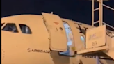 Watch: Man falls out of Airbus A320 after stairs removed