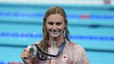 Summer McIntosh claims first Olympic swimming medal of her career with silver