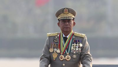 The leader of Myanmar's army government is named acting president so he can renew state of emergency