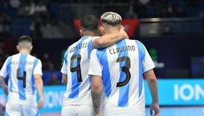 Argentina se sacó de encima a Francia y es finalista del Mundial de Futsal