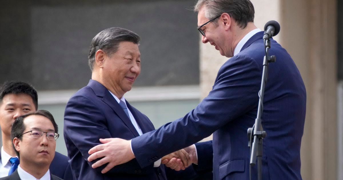 Chinese leader Xi Jinping and Serbian president hail 'ironclad' friendship in Belgrade