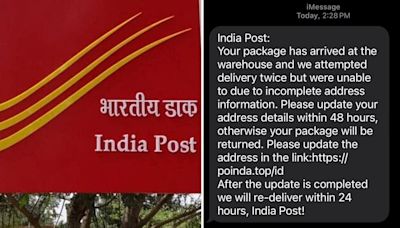 'Your package has arrived at the warehouse...': iPhone user gets a fake 'India Post' message, here's what he did next