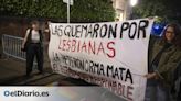 "Fue lesbicidio": protesta ante Embajada Argentina por el asesinato de tres mujeres lesbianas en Buenos Aires