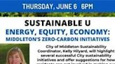 City of Middleton Sustainability Committee to host discussion on local initiatives