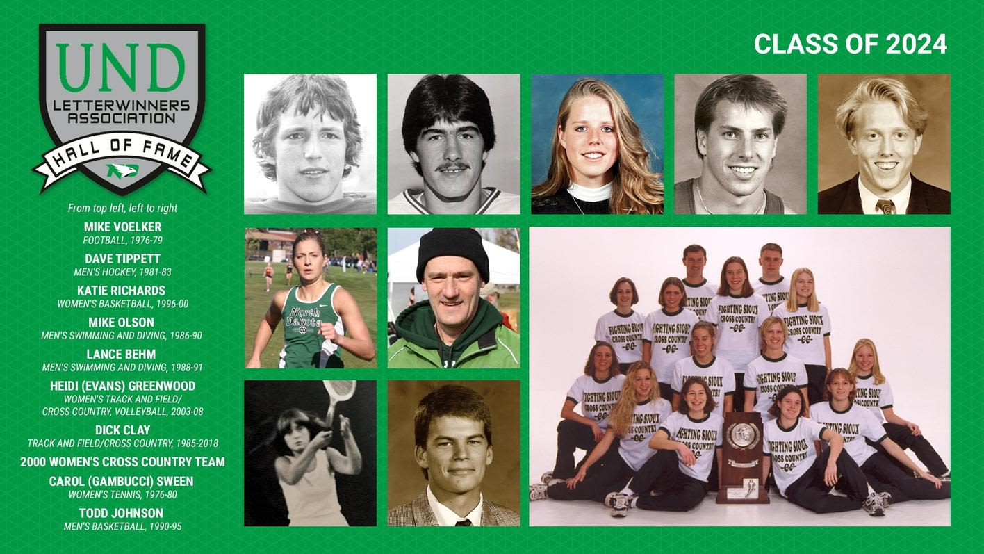 North Dakota Athletics announces 2024 Hall of Fame Class - KVRR Local News