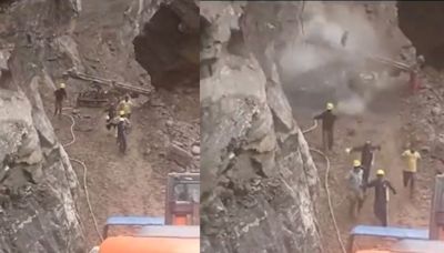 Chamoli Landslide: Viral Video Captures Chilling Moment When Workers Escaped Disaster In Uttarakhand