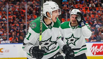 Robertson hat trick, Hintz return lift Stars to Game 3 win in West Final | NHL.com