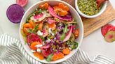 Mandarin And Rainbow Radish Salad Recipe