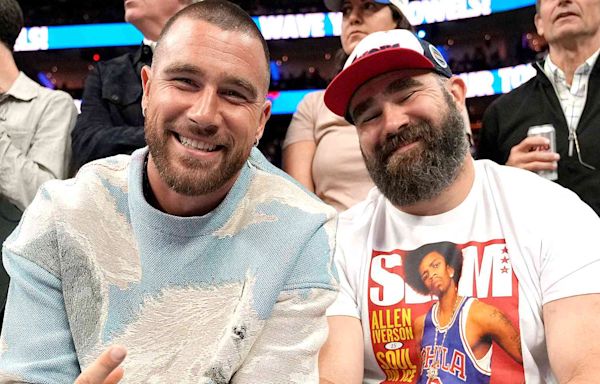 Travis and Jason Kelce Taking 'New Heights' Podcast to France for Live Recording at Stagwell Sport Beach 2024