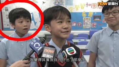 港小學生稱補習5天不辛苦、唸書是本分 同學「張嘴神反應」爆紅