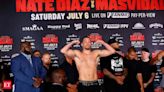 Nate Diaz vs Jorge Masvidal fight: Fight card, Main event and streaming details - The Economic Times