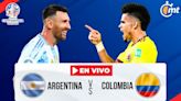 Argentina vs Colombia EN VIVO. Transmisión ONLINE Copa América 2024