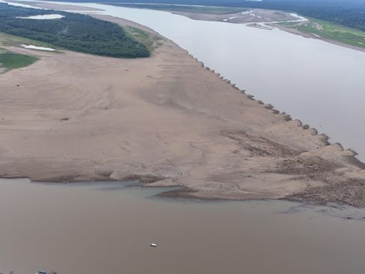 Ideam reporta histórica reducción en niveles del río Amazonas por cuenta de la sequía