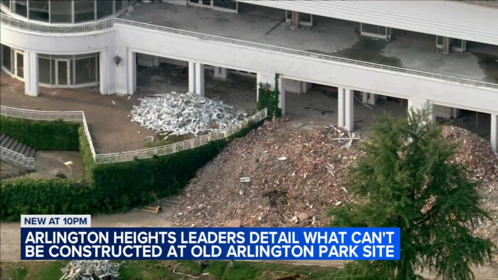 What can't be built on Arlington Park site if Bears don't use it