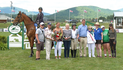 Laura Chapot wins final Lake Placid Horse Show grand prix on the grass field