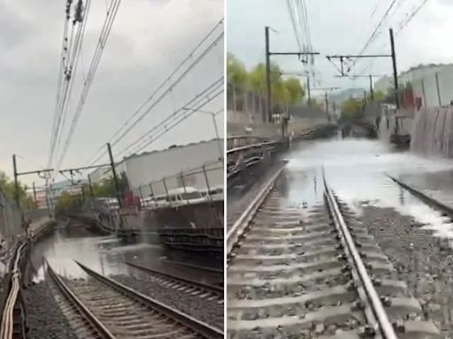 Así fue la inundación en la Línea A del Metro CDMX que causó la suspensión del servicio por fuertes lluvias