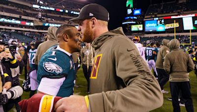 Eagles’ Jalen Hurts not beyond ‘Carson Wentz’ treatment in Philly, says host