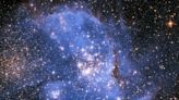 First Detection of Magnetism in Massive Stars Beyond Our Galaxy