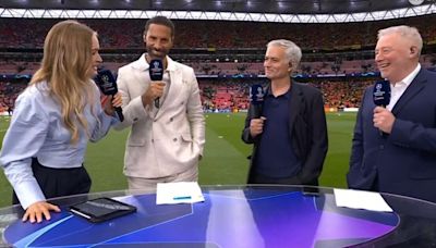 Laura Woods puts Jose Mourinho in awkward spot during Champions League coverage