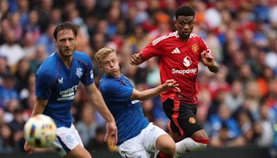 Amad stars and Yoro debuts! Man Utd see off Rangers at Murrayfield