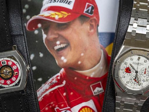 Ocho relojes propiedad del gran Michael Schumacher de la F1 salen a subasta