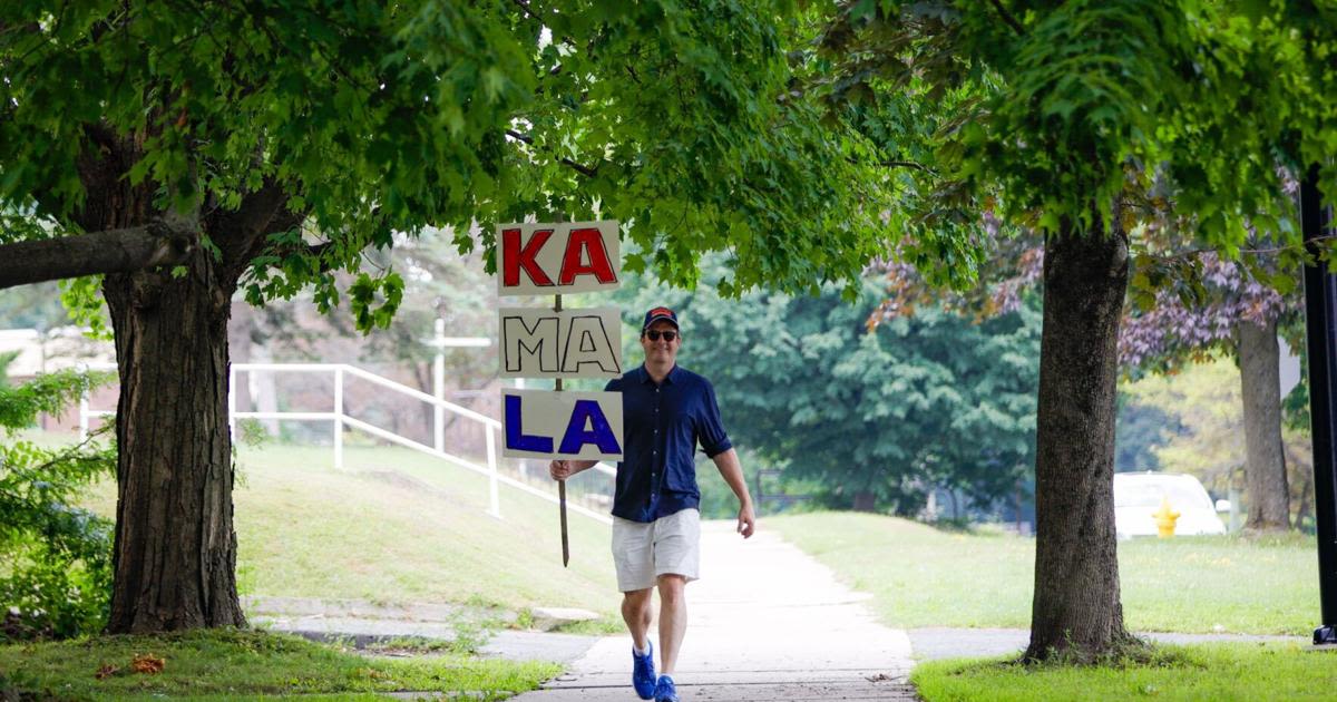 Photos: Scenes from downtown Pittsfield as city waits for Vice President Kamala Harris