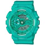 G-SHOCK 時尚貴婦摩登雙顯錶(GMA-S110VC-3A)-鮮綠