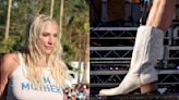 Kesha Goes Country in White Cowboy Boots at Coachella 2024 for Renee Rapp’s Performance