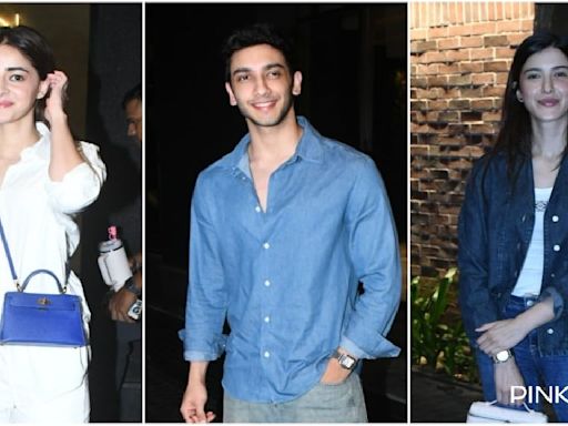 CTRL: Ananya Panday goes all-white at her thriller's screening; besties Shanaya Kapoor, Navya Nanda and Vedang Raina make stylish entry