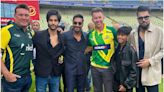 Ajay Devgn spends 'legendary time' with Brett Lee and Jacques Kallis in London