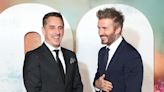 David Beckham Reunites with Pal Gary Neville at ’99′ Documentary Premiere!