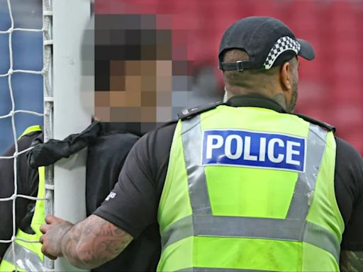 Man charged after 'Palestine goalpost protest' at Scotland vs Israel clash