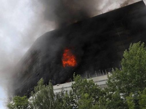 Eight dead in fire at former Russian research institute near Moscow