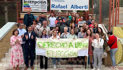 El CEIP Rafael Alberti de Málaga pierde un aula de 3 años: " Es un problemón para las familias y una injusticia"