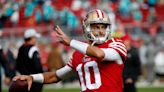 Report: 49ers QB Jimmy Garoppolo doesn't need foot surgery, Kyle Shanahan leaves door open for playoff return