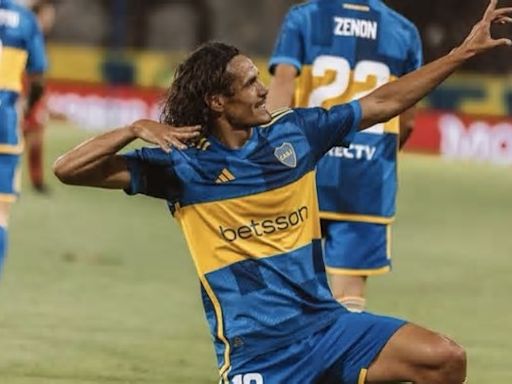 Cuál es la historia detrás del festejo de Edinson Cavani y sus goles en Boca