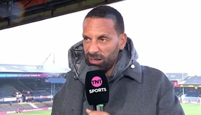 Rio Ferdinand left red-faced after Man Utd icon disagreed with fellow pundit