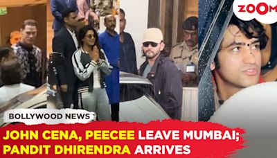 Anant Ambani & Radhika Merchant's wedding: Priyanka Chopra & John Cena depart while Pandit Dhirendra arrives