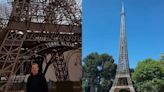 Hizo una réplica de la Torre Eiffel en un pueblo de Córdoba y gente de todo el mundo viaja para conocerla